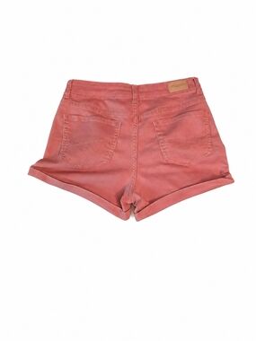Aeropostale Coral Pink Cuffed Denim Shorts